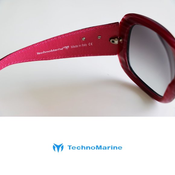 TechnoMarine Safari Sunglasses in Fuschia - Picture 5 of 13